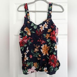 Old Navy M Floral Tank Top